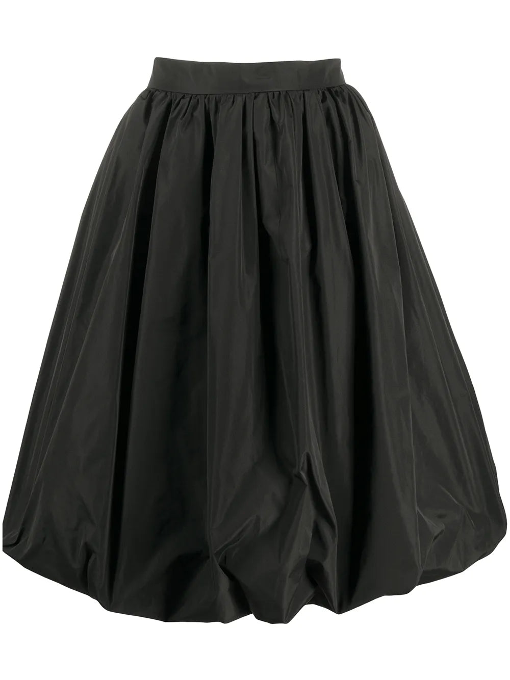 Generous Bubble-Silhouette Skirt
