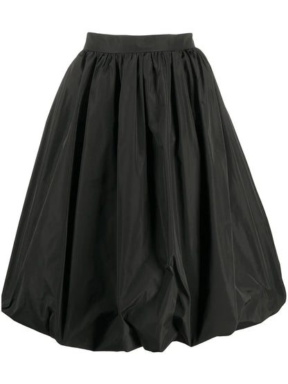 Generous Bubble-Silhouette Skirt