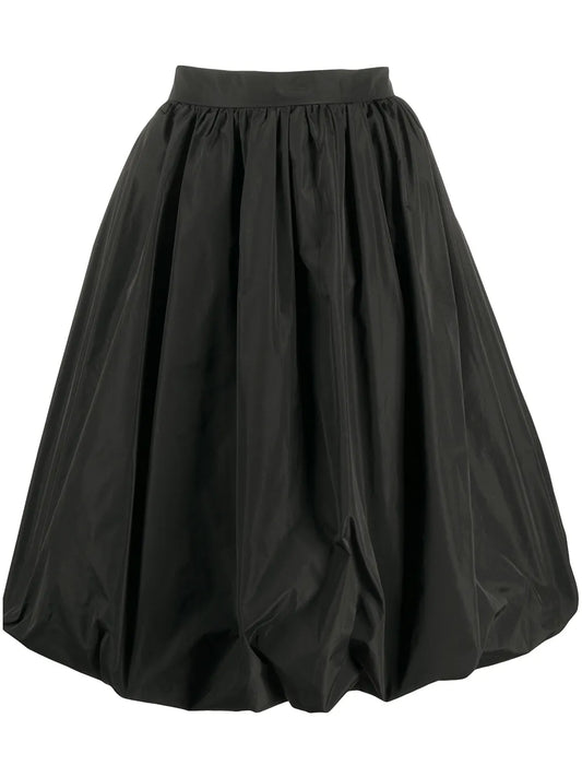 Generous Bubble-Silhouette Skirt