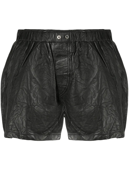 High-Rise Crinkle Shorts