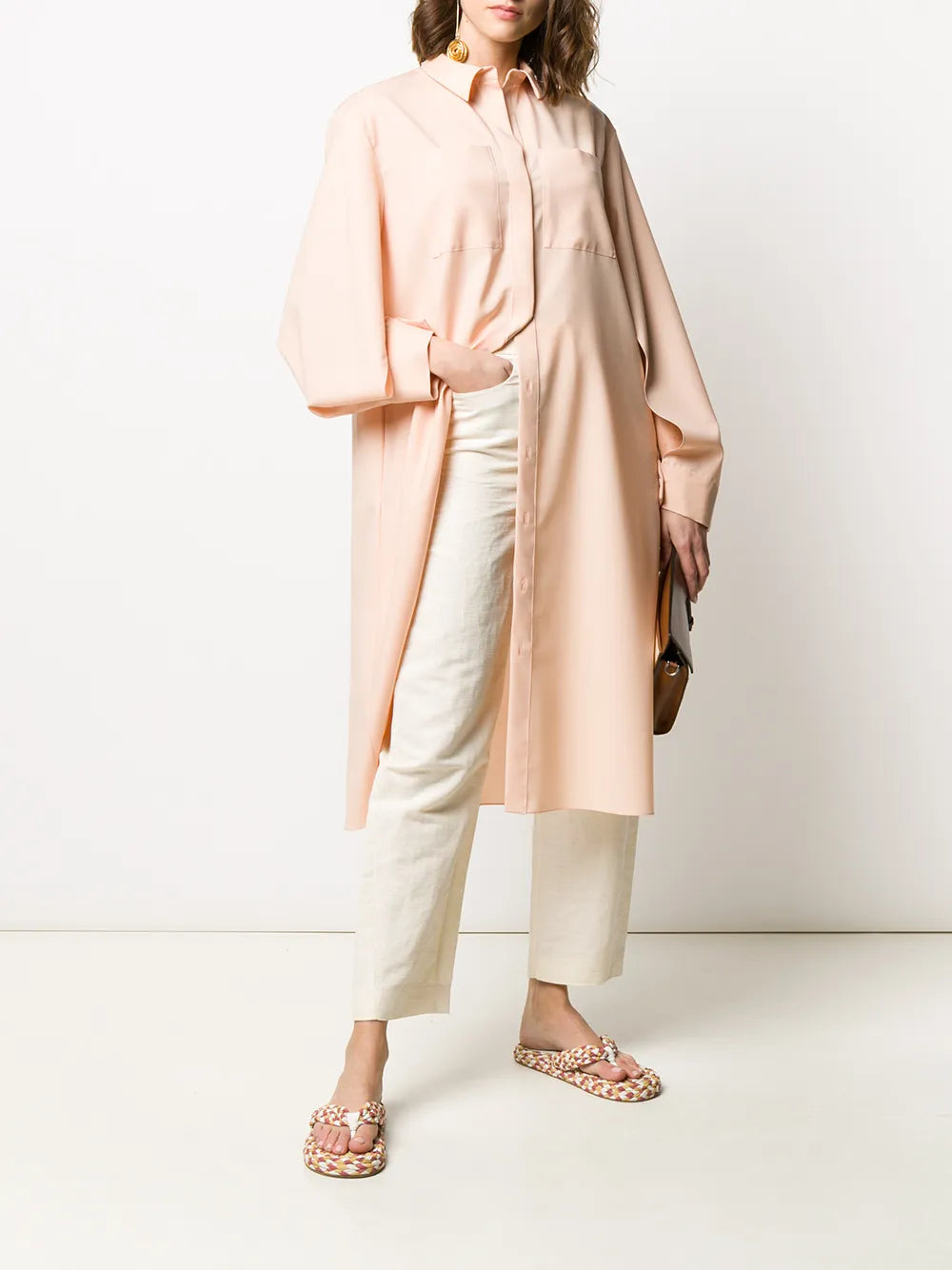 Chest Pocket Shirt Dress