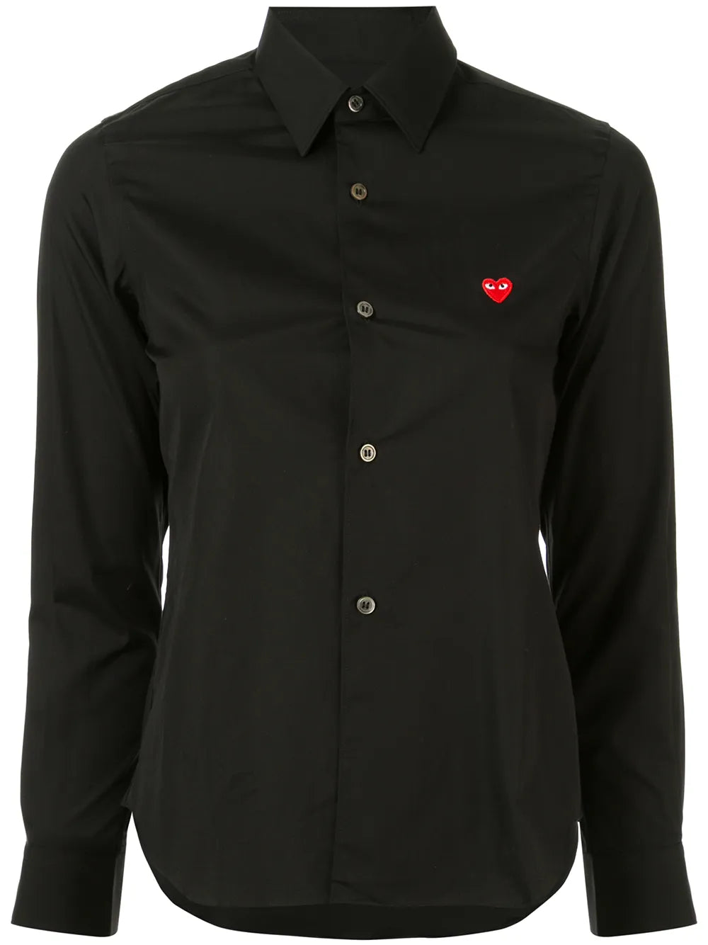 Logo Embroidered Plain Shirt