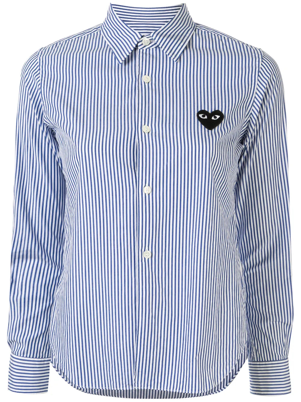 Striped-Print Branded Shirt