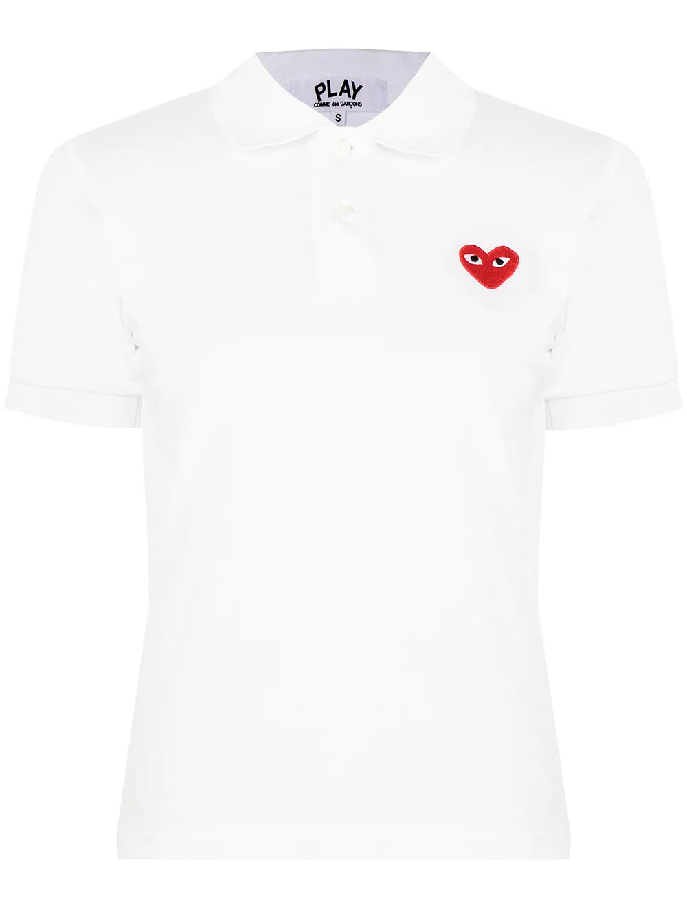 Heart Logo-Patch Polo Shirt
