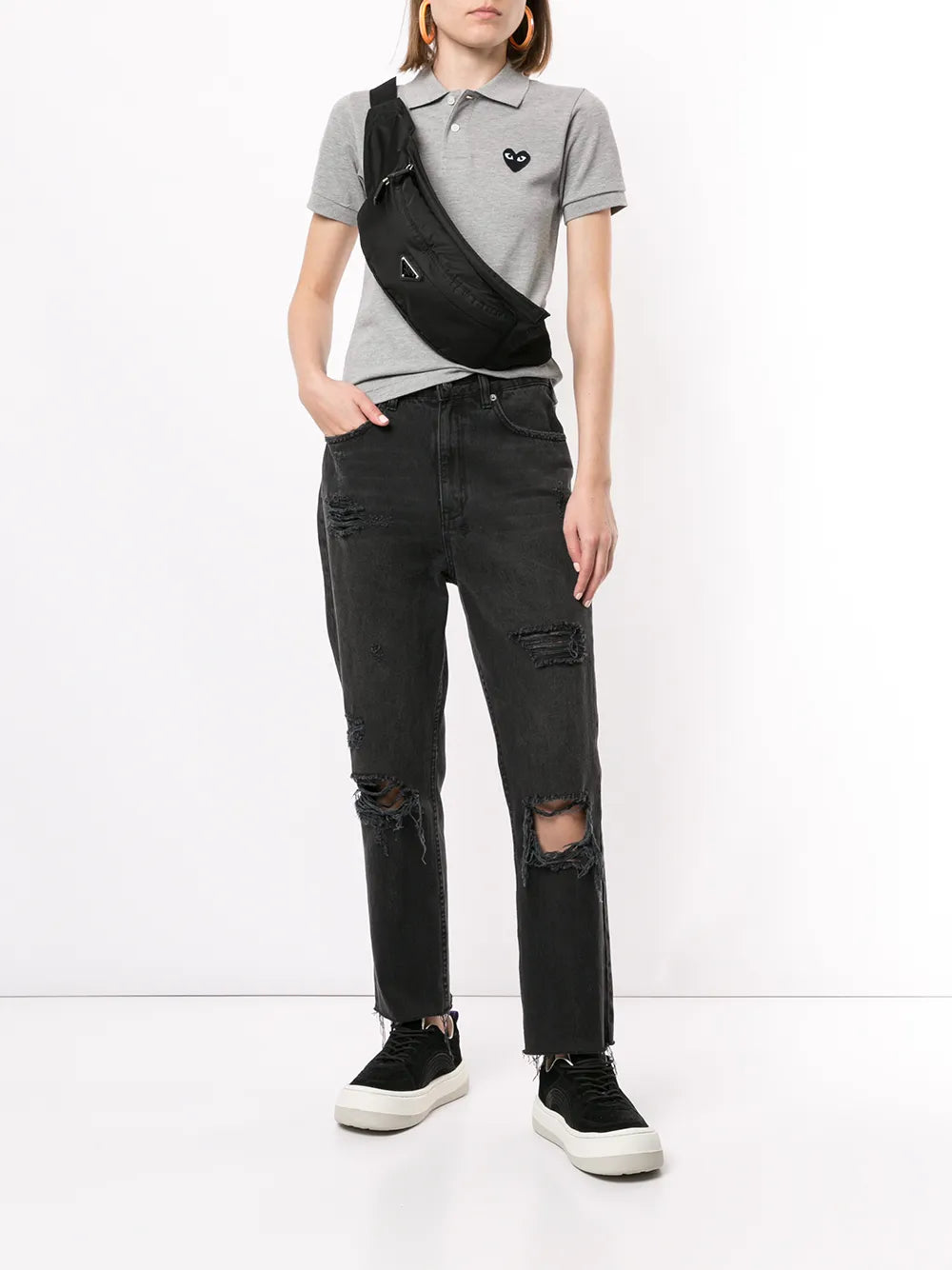 Logo Embroidered Polo Shirt