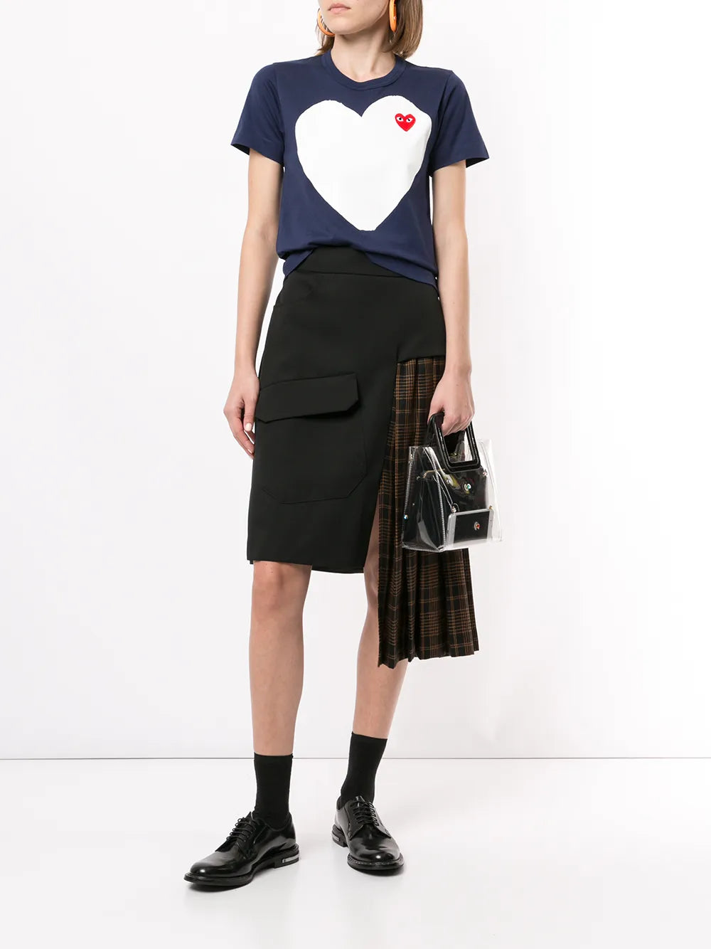 Logo-Patch Printed T-Shirt
