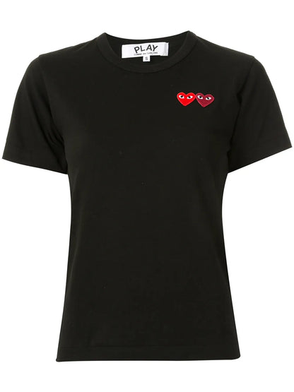 Logo Embroidered Crew Neck T-Shirt