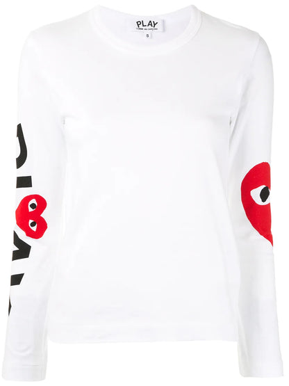 Logo-Print Crew Neck Top