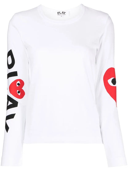 Logo-Print Crew Neck Top