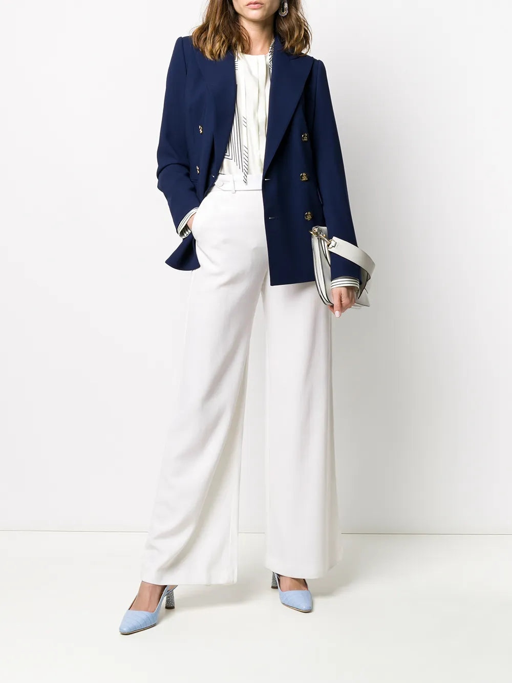 Tailored Double-Breasted Blazer