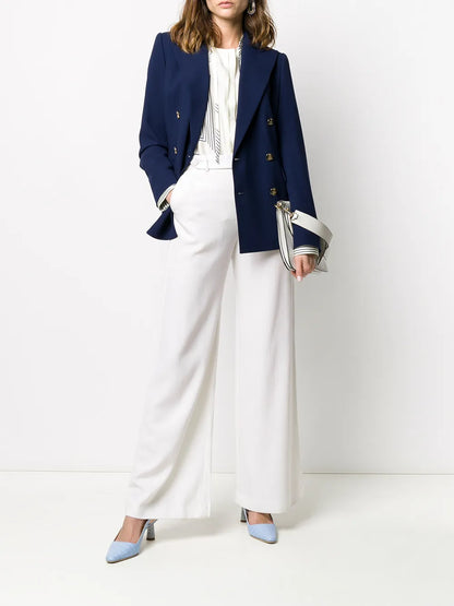 Tailored Double-Breasted Blazer