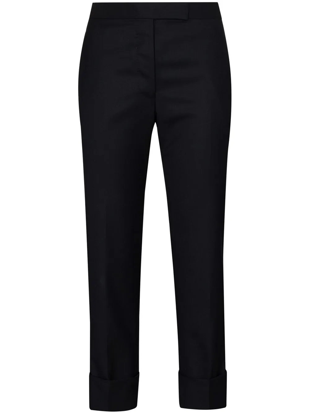 Super 120S Cropped Wool Trousers