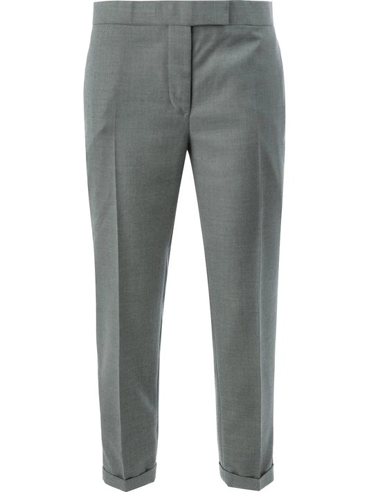 Mid-Rise Tailored Trousers