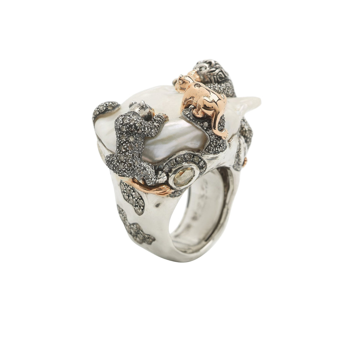 Family Crest Lion Ring