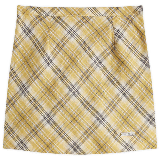 Bias Cut Check Skirt