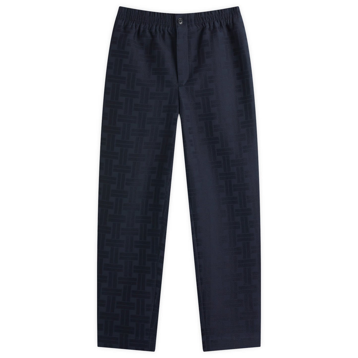 Weave Tapered Leg Trousers