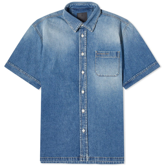 Short Sleeve Denim Shirt