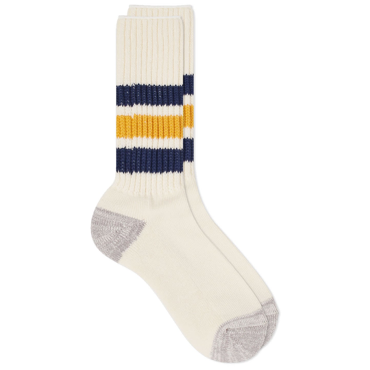 Coarse Ribbed Old School Crew Socks