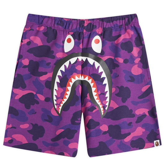 Colour Camo Shark Sweat Shorts
