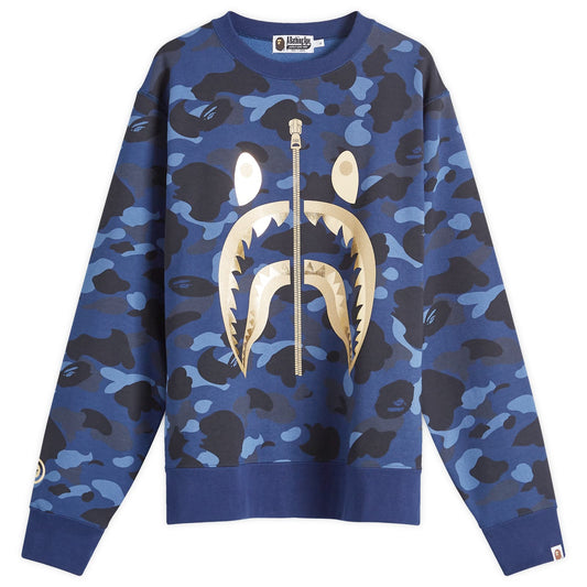 Colour Camo Shark Crew Sweat