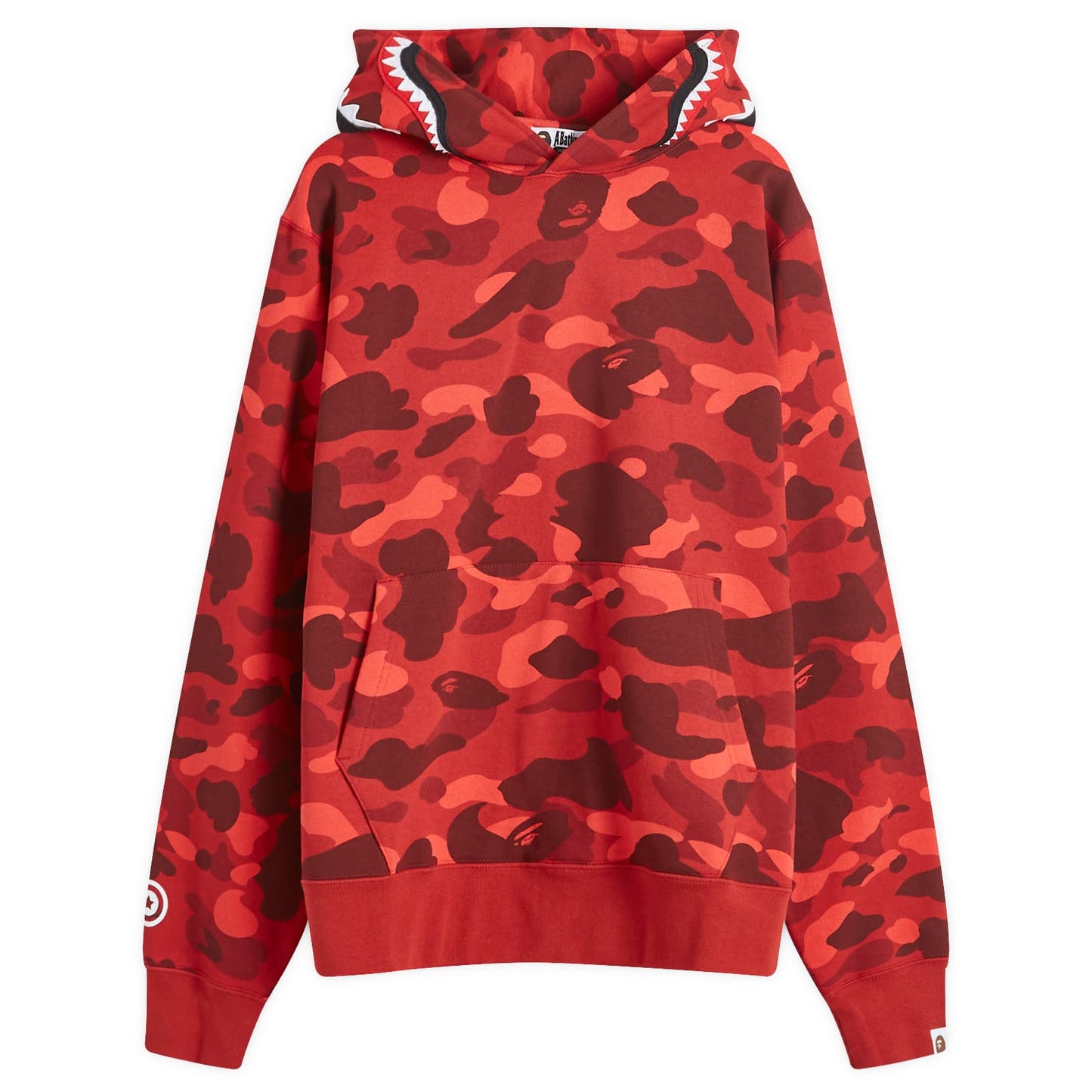 Colour Camo Shark Pullover Hoodie