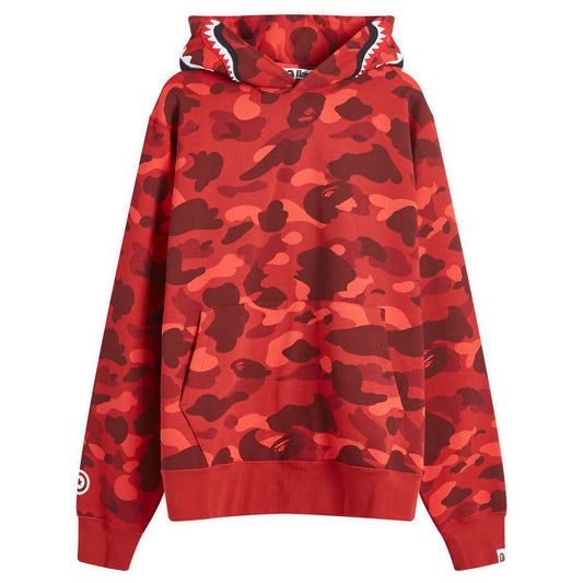 Colour Camo Shark Pullover Hoodie