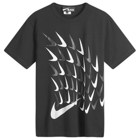 Vertical Swoosh Print T-Shirt