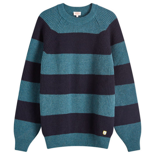 Wide Stripe Fisherman Jumper