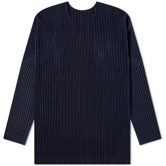 Pleated Long Sleeve T-Shirt