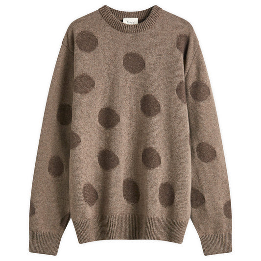 Circle Jacquard Knit Jumper