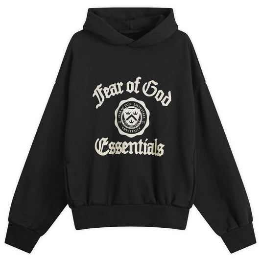 Fear of God ESSENTIALS Heavy Fleece Vintage Shrunken Hoodie