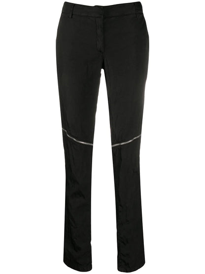 Front Zipped Skinny Trousers