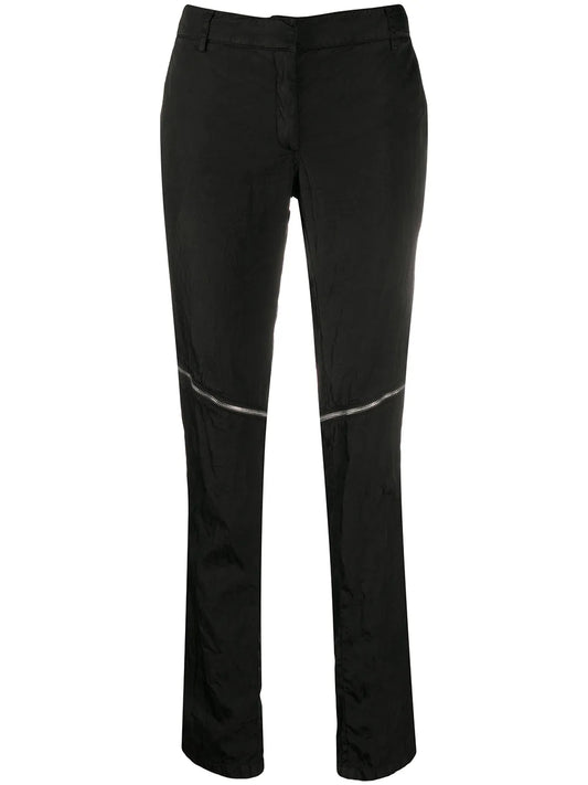Front Zipped Skinny Trousers