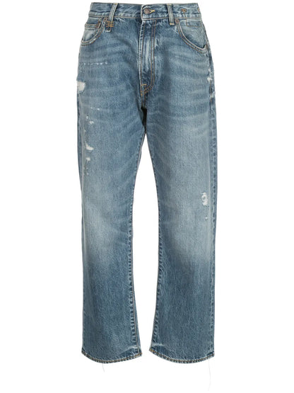 Mid-Rise Boyfriend Jeans