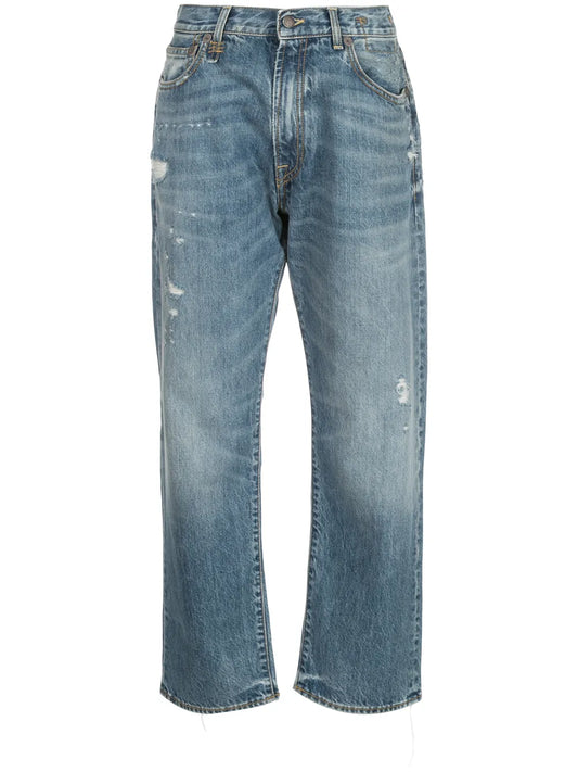 Mid-Rise Boyfriend Jeans