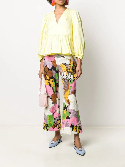 Hendrix Floral-Print Trousers