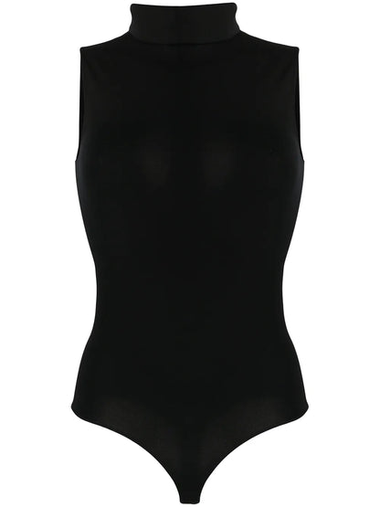 Roll-Neck Sleeveless Bodysuit
