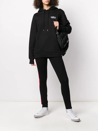 Stripe Detail Logo Leggings