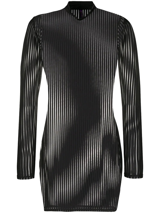 Striped Sheer Dress
