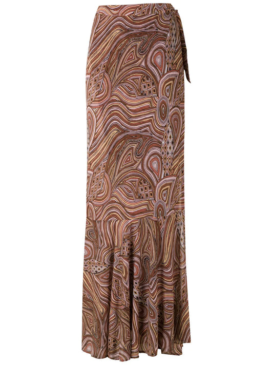 Marajoara Wrap Skirt