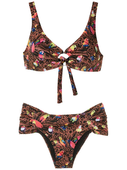 Papagaio Print Bikini Set
