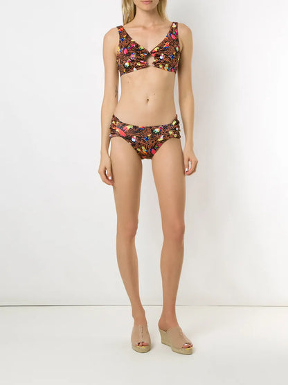 Papagaio Print Bikini Set
