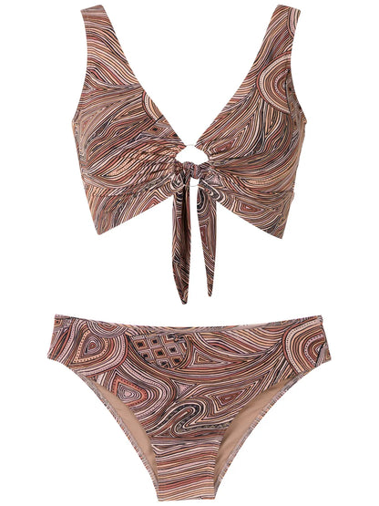 Printed Bikini Set