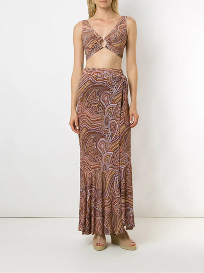 Printed Bikini Set