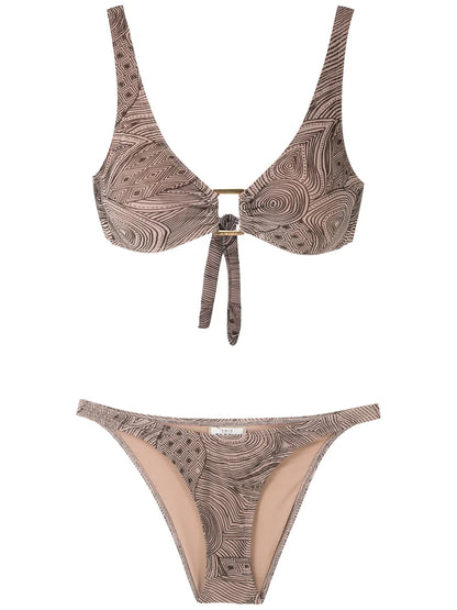 Marajoara Printed Bikini Set