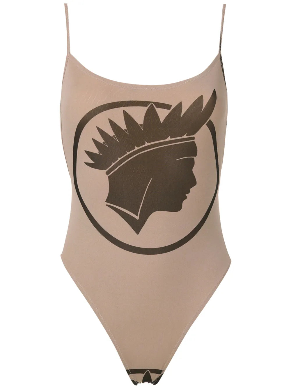 Índio Print High Cut Leg Swimsuit