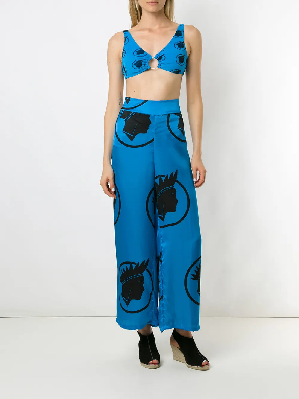 Índio Print High Waisted Bikini Set
