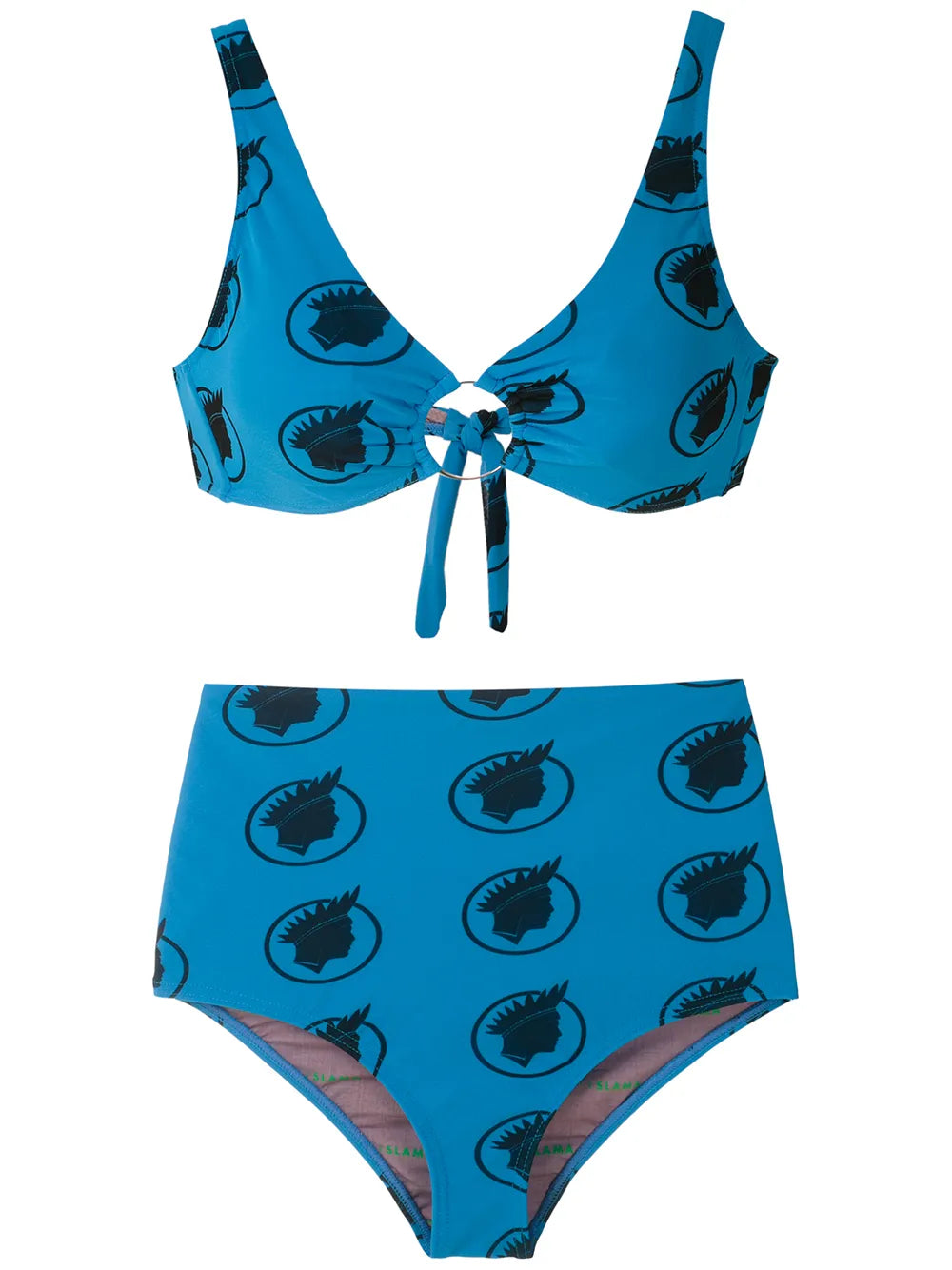 Índio Print High Waisted Bikini Set