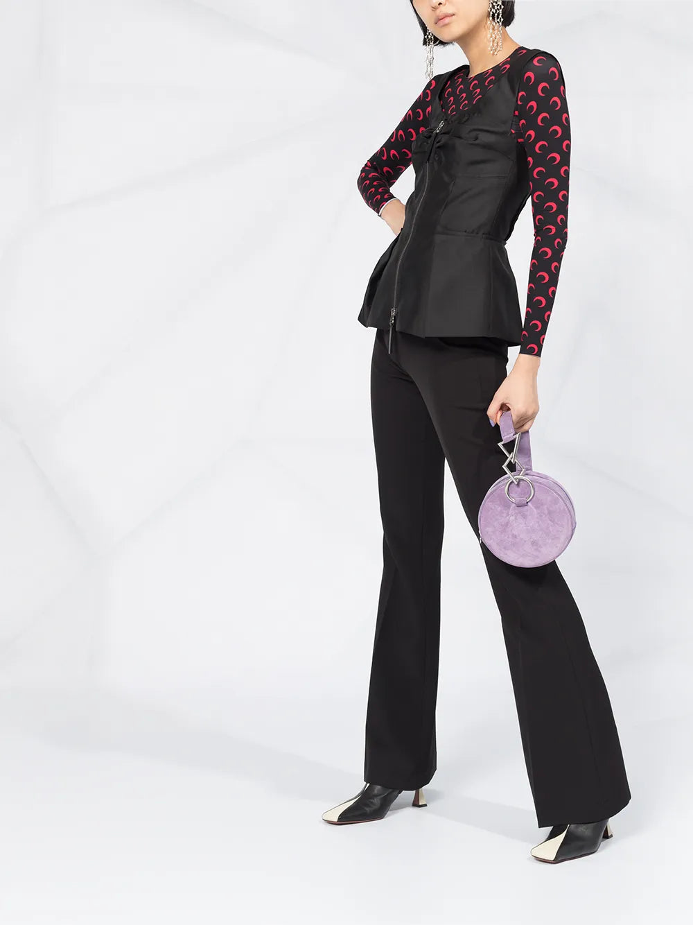 Flared Suit Trousers