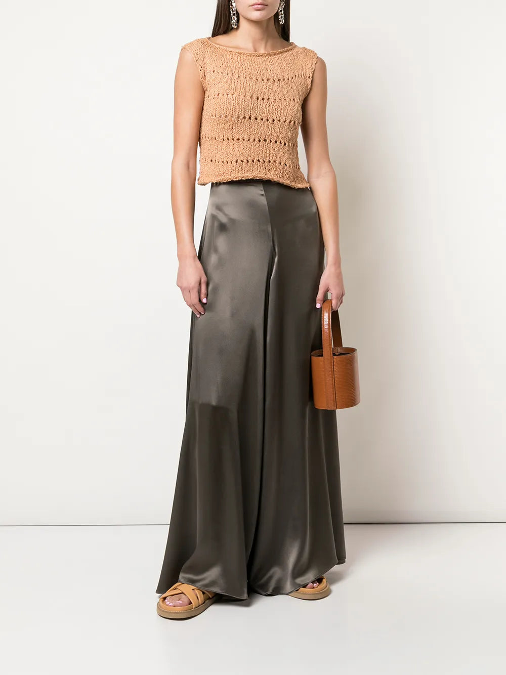 Charmeuse Palazzo Trousers
